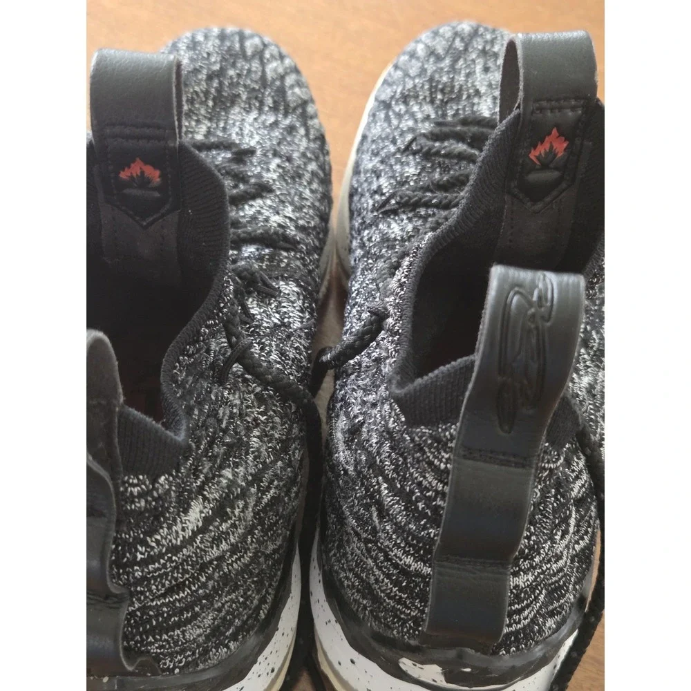 Nike Lebron 15 Sneakers Ashes Battleknit Men's 6.5 Youth 6.5 Oreo Basketball